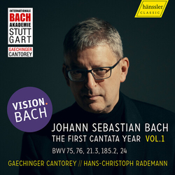 Johann Sebastian Bach & Gaechinger Cantorey & Hans-Christoph Rademann The First Cantata Year Vol. 1 CD