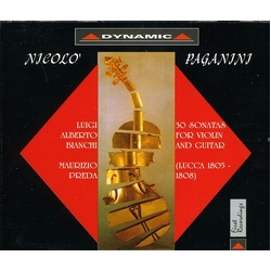 Niccolò Paganini & Luigi Alberto Bianchi & Maurizio Preda 30 Sonatas For Violin And Guitar CD