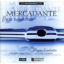 Mercadante & Mario Carbotta & I Solisti Aquilani & Vittorio Parisi Flute Concertos CD