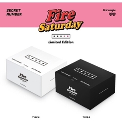 Secret Number Fire Saturday (Limited Edition) (incl. Photobook, 2 Tazos. 2 Door Signs, Photo Sticker, 2 ASIA PHOTOBOOK PHOTOCARD STICKER CD