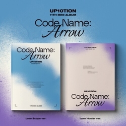Up10tion Code Name: Arrow - Random Cover - incl. Photobook, 2pc Postcard Set, Selfie Photocard, Unit Photocard + Folded Poster PHOTOCARD POSTER CD