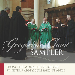 Monastic Choir of Solesmes / Claire Gregorian Sampler CD