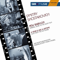 Shostakovich / Adomeit / Swr Radio Orch / Strobel New Babylon & a Year Is Like a Lifetime CD
