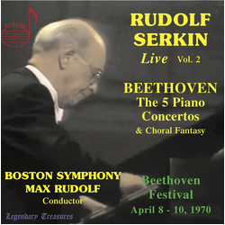 Beethoven / Serkin / Boston Symphony Rudolf Serkin Live 2 CD
