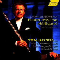 Johann Sebastian Bach & Peter-Lukas Graf & Bach-Collegium Stuttgart & Helmuth Rilling Flauto Traverso Obbligato! CD