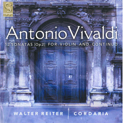 Antonio Vivaldi & Walter Reiter 12 Sonatas For Violin And Continuo Op. 2. CD
