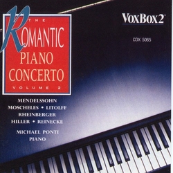 Moscheles / Hiller / Mendelssohn Romantic Piano Concerti V2 CD