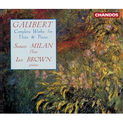 Gaubert & Susan Milan & Ian Brown Complete Works For Flute & Piano CD