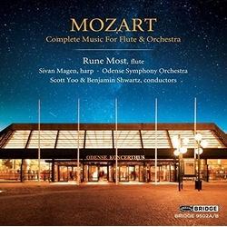 Mozart & Rune Most & Sivan Magen & Odense Symphony Orchestra & Scott Yoo & Benjamin Shwartz Complete Music For Flute & Orchestra CD