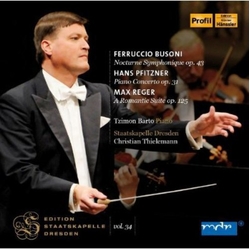 Ferruccio Busoni & Hans Pfitzner & Max Reger & Tzimon Barto & Staatskapelle Dresden & Christian Thielemann Nocturne Symphonique Op. 43 / Piano CD