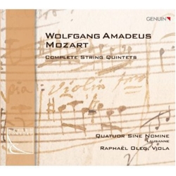Wolfgang Amadeus Mozart & Quatuor Sine Nomine Lausanne & Raphaël Oleg Complete String Quintets CD