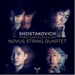 Shostakovich & Novus Quartet String Quartets No. 3 & No. 8 CD