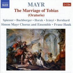 Mayr The Marriage Of Tobias (Oratoria) CD
