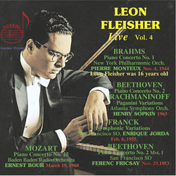 Leon Fleisher Leon Fleisher Live Vol 4 CD