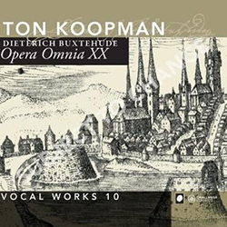 Dieterich Buxtehude & Ton Koopman Opera Omnia XX (Vocal Works 10) JEWEL CASE PHOTOCARD CD