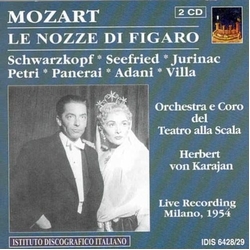 Mozart / Adani / Calabrese / Jurinac Marriage of Figa CD