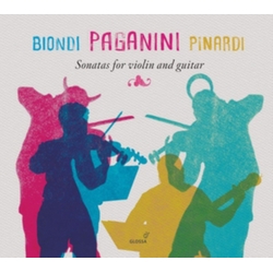 Biondi & Paganini & Pinardi Sonatas For Violin And Guitar CD