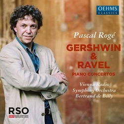 Pascal Rogé & Vienna Radio Symphony Orchestra & Bertrand De Billy Gershwin & Ravel: Piano Concertos CD