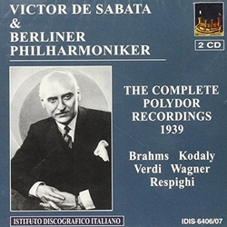 Brahms J / Berlin Philharmonic Orch / De Sabata Brahms J.: Symphony 4 CD