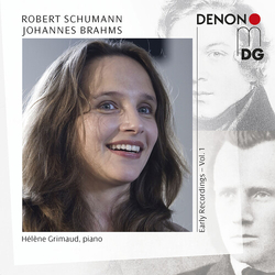 Robert Schumann & Johannes Brahms & Hélène Grimaud Early Recordings - Vol. 1 CD