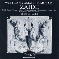 Mozart / Hager / Blegen Zaide CD