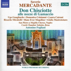 Mercadante / Czech Chamber Soloists / Brno Don Chisciotte CD