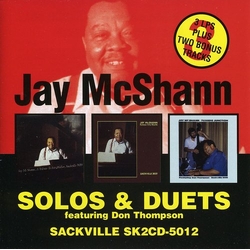 Jay McShann & Don Thompson Solos & Duets CD