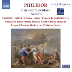 François-André Danican Philidor & Jean-Claude Malgoire & Christian Benda Carmen Sæculare / Overtures CD