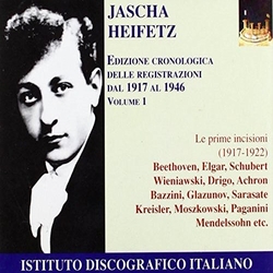 Jascha Heifetz Violin Recital: Heifetz Jasch CD