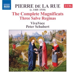 Pierre de la Rue & VivaVoce & Schubert The Complete Magnificats / Three Salve Reginas CD