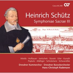Heinrich Schütz & Schicketanz & Schwandtke & Dresdner Kammerchor & Dresdner Barockorchester & Hans-Christoph Rademann & Mields & Hofbauer VOL. 12 CD