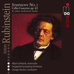 Anton Rubinstein & Alban Gerhardt & Wuppertal Symphony Orchestra & George Hanson Symphony No. 2 / Cello-Concerto Op. 63 & Other Orchestral Works CD