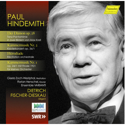 Hindemith / Zoch-Westpha / Ensemble Variant Hindemith: Der Damon & Herodiade CD