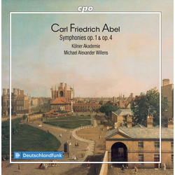 Carl Friedrich Abel & Kölner Akademie & Michael Alexander Willens Symphonies Op. 1 & Op. 4 CD