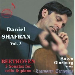 Beethoven & Daniel Shafran & Anton Ginzburg The Five Sonatas For Cello And Piano CD