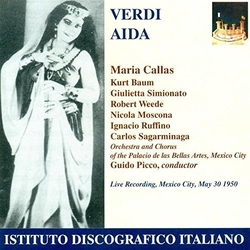 Verdi / Baum Aida (Opera) (1950) CD