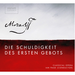 Mozart & Classical Opera & Ian Page Die Schuldigkeit Des Ersten Gebots CD