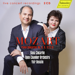 Mozart / Ciocarlie / Open Chamber Orchestra Mozart: Piano Concertos CD