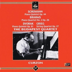 Schumann / Brahms / Dvorak / Curzon Piano Quintete Op 44 / Piano Quartet 2 Op 26 CD