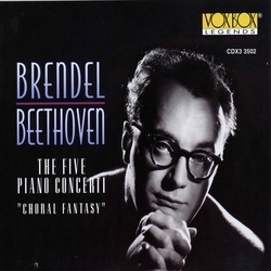 Brendel & Beethoven The Five Piano Concerti; "Choral Fantasy" CD