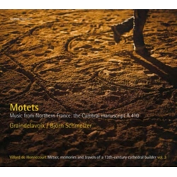Graindelavoix & Björn Schmelzer Motets (Music From Northern France: The Cambrai Manuscript A 410) CD