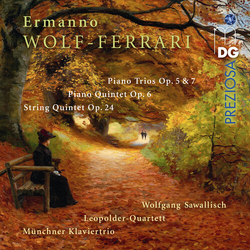 Ermanno Wolf-Ferrari & Wolfgang Sawallisch & Leopolder-Quartett & Münchner Klaviertrio Piano Trios Op. 5 & 7 / Piano Quintet Op. 6 / String CD