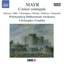 Mayr & Württemberg Philharmonic Orchestra & Franklin & Rizzone & Bille & Charalgina & Machej & Bellavia & Trammell L'Amor Coniugale CD