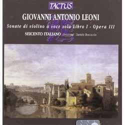 Leoni Sonate Di Violino a Voc CD