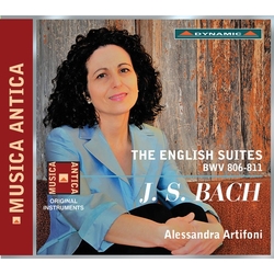 J.S. Bach & Alessandra Artifoni The English Suites, BWV 806-811 CD