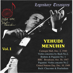 Yehudi Menuhin Vol.1 CD