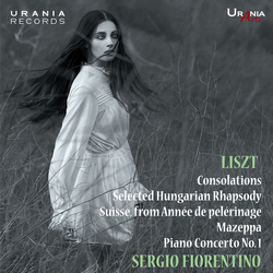 Franz Liszt & Sergio Fiorentino Consolations; Selected Hungarian Rhapsody; Suisse, From Année de Pelérinage; Mazeppa; Piano Concerto No. 1 2 CD