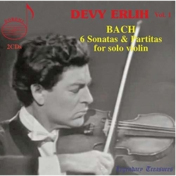 Bach & Devy Erlih 6 Sonatas & Partitas For Solo Violin CD