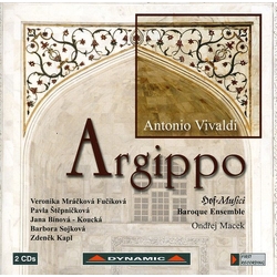Antonio Vivaldi & Veronika Mráčková-Fučíková & Pavla Štěpničková & Jana Bínová-Koucká & Barbora Sojková & Zdeněk Kapl & Baroque Ensemble 2 CD
