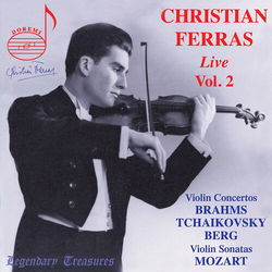 Berg / Brahms / Radiosinfonieorchester Berlin Christian Ferras Live Vol. 2 CD